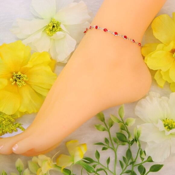 Minimalist Anklet, Sleek & Modern Design, Women’s Fashion, YC110482-A - Picture 12 of 13